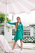 Load image into Gallery viewer, Lil Legs Boating Crew Pocket Skirt - Electric Green