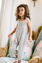 Load image into Gallery viewer, Lil Legs Smocked Bubble Romper - Multi Botanical