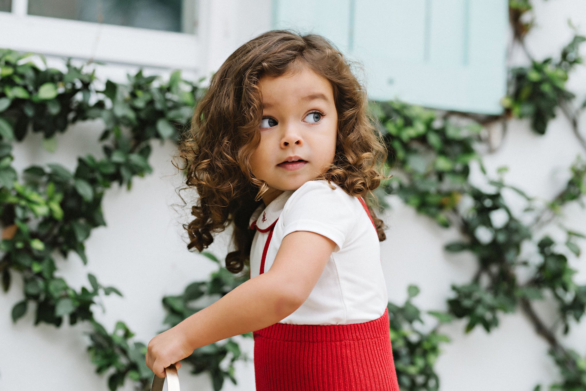 Lil Legs Peter Pan Onesie with Piping - White/Red – Moonlight Lil Legs Peter Pan Onesie with Piping - White/Red – Moonlight