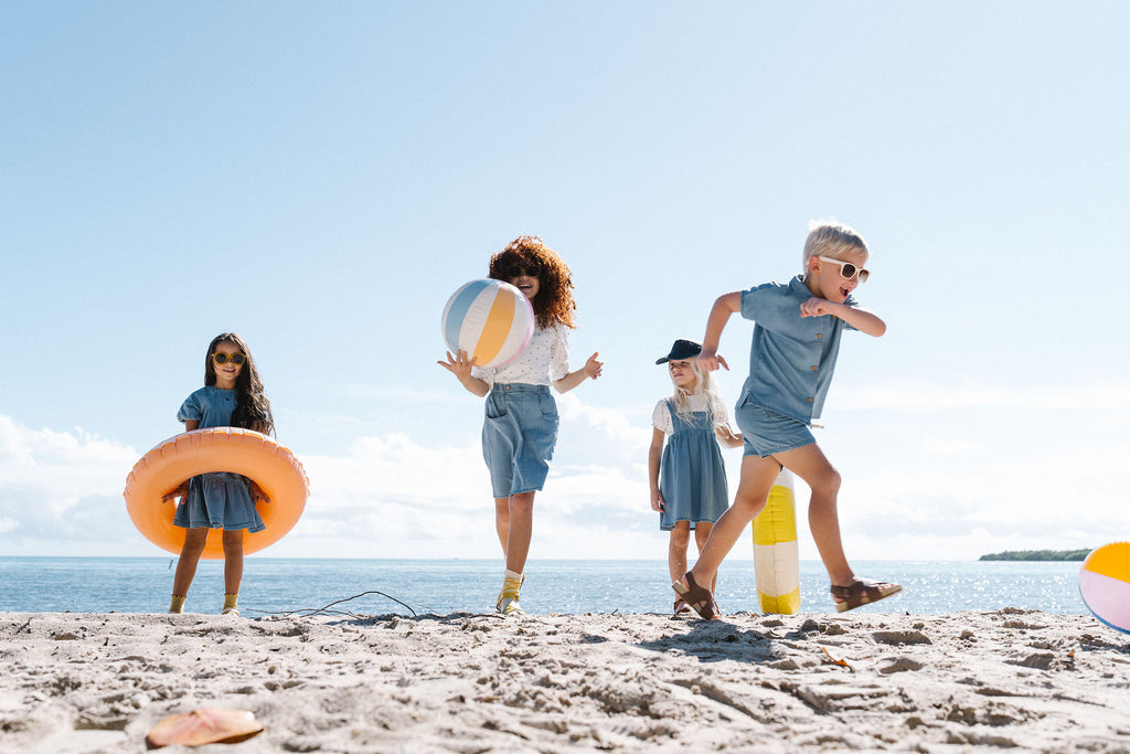 Lil Legs Denim Capsule Shorts - Blue Tencel – Moonlight