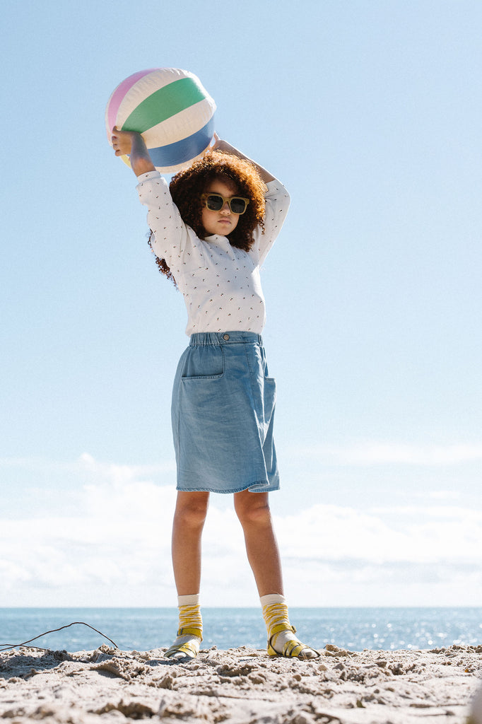 Lil Legs Denim Capsule Skirt - Blue Tencel