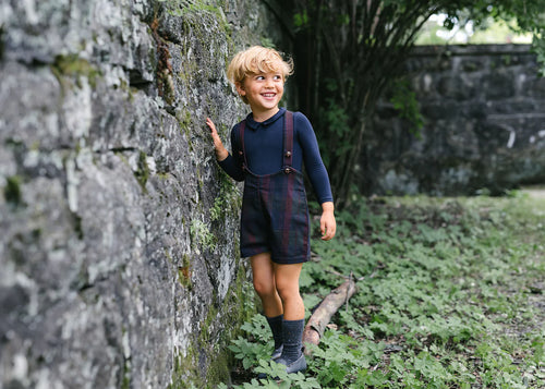 Lil Legs Collar Tee - Cream