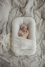 Load image into Gallery viewer, Lilette Gem Stripe Footie And Hat Set - Dusty Pink