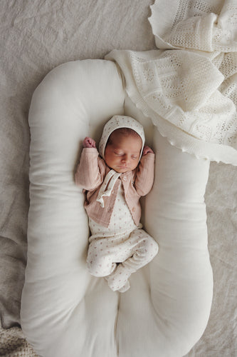 Lilette Floret Print Layette Set - Cream/Pink