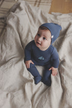 Load image into Gallery viewer, Lilette Nautical Graphic Footie - Off Navy
