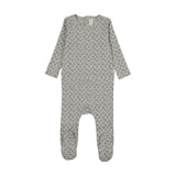 Lilette Cherry Blossom Footie - Pale Blue