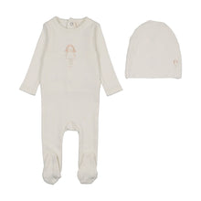 Load image into Gallery viewer, Lilette Molly Dolly Footie And Hat - Cream