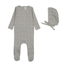 Load image into Gallery viewer, Lilette Cherry Blossom Footie And Hat - Pale Blue