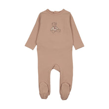 Load image into Gallery viewer, Lilette Sweet Bear Footie - Dusty Pink