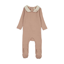 Load image into Gallery viewer, Lilette Le Bebe Pointelle Footie - Dusty Pink