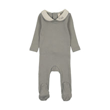 Load image into Gallery viewer, Lilette Le Bebe Pointelle Footie - Light Blue