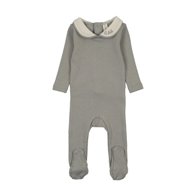 Lilette Le Bebe Pointelle Footie - Light Blue