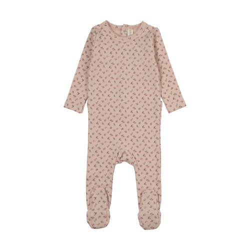 Lilette Cherry Blossom Footie - Pale Pink