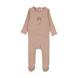 Lilette Molly Dolly Footie - Dusty Pink