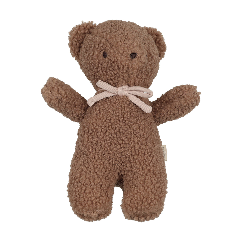 Lilette Bear With Bow - Dusty Pink