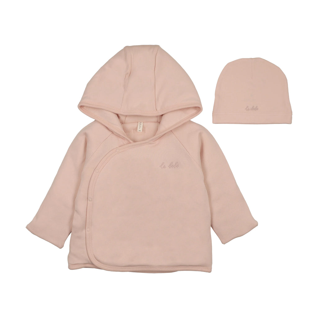 Lilette Padded Solid Jacket - Pale Pink