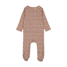 Load image into Gallery viewer, Lilette Dahlia Vines Print Footie - Dusty Pink