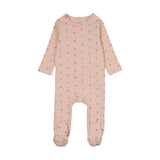 Lilette Bitsy Floral Footie - Pale Pink