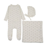 Lilette Bitsy Floral Layette Set - Cream/Pink