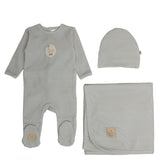 Mon Tresor Little Duckling Layette Set - Ivory/Blue