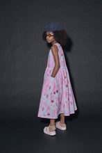 Load image into Gallery viewer, Little Creative Factory Flower Print Coral Reef Apron Dress