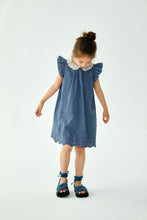 Load image into Gallery viewer, Cera Una Volta Antonella Dress - Dusty Blue