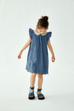 Cera Una Volta Antonella Dress - Dusty Blue