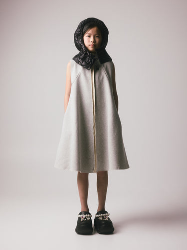 Little Creative Factory Jaki Straight Dress - Grey Melange