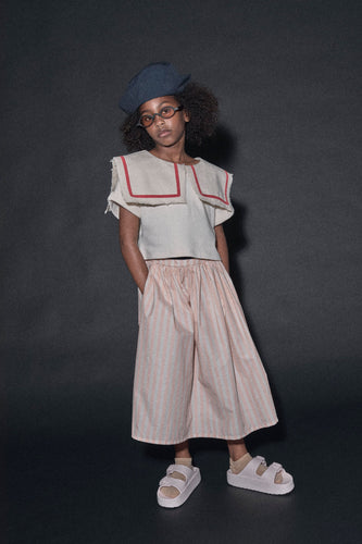 Little Creative Factory Cream Odissey Crop Sweatshirt