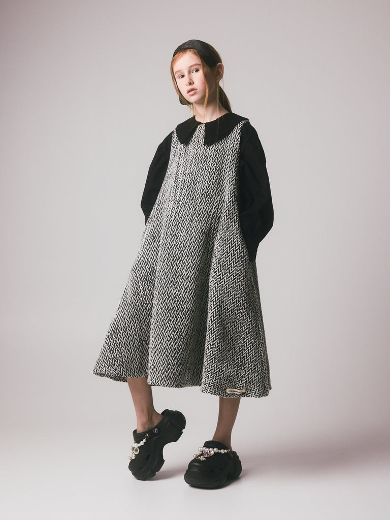 Little Creative Factory Holm Apron Dress - Black