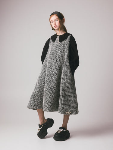 Little Creative Factory Holm Apron Dress - Black