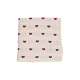 Bebe Organic Love Blanket - Heart Motif