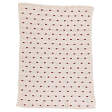 Load image into Gallery viewer, Bebe Organic Love Blanket - Heart Motif