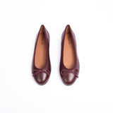 Camille Shoes Lucie Burgundy Leather