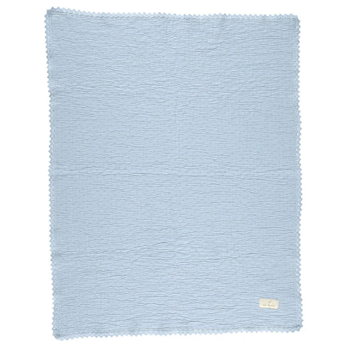 Bebe Organic Lumi Chenille Blanket - Atlantic