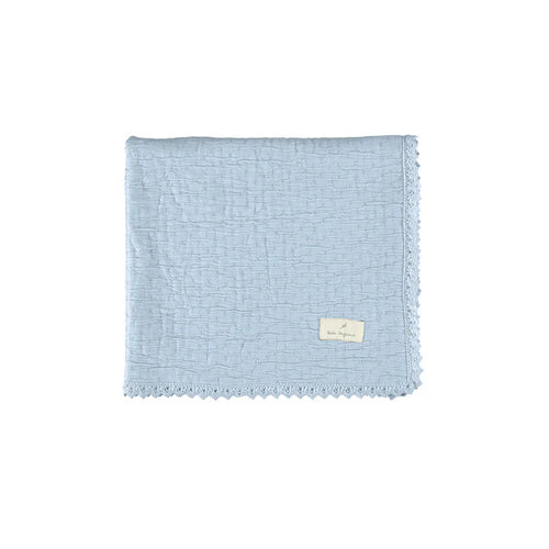 Bebe Organic Lumi Chenille Blanket - Atlantic
