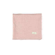 Load image into Gallery viewer, Bebe Organic Lumi Chenille Blanket - Dusty Rose
