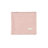 Bebe Organic Lumi Chenille Blanket - Dusty Rose