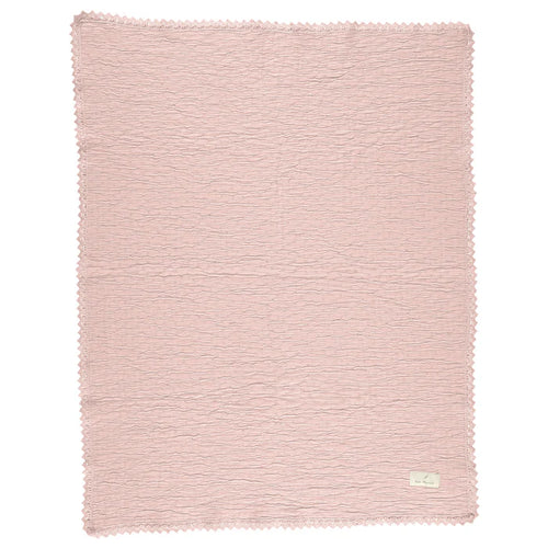 Bebe Organic Lumi Chenille Blanket - Dusty Rose