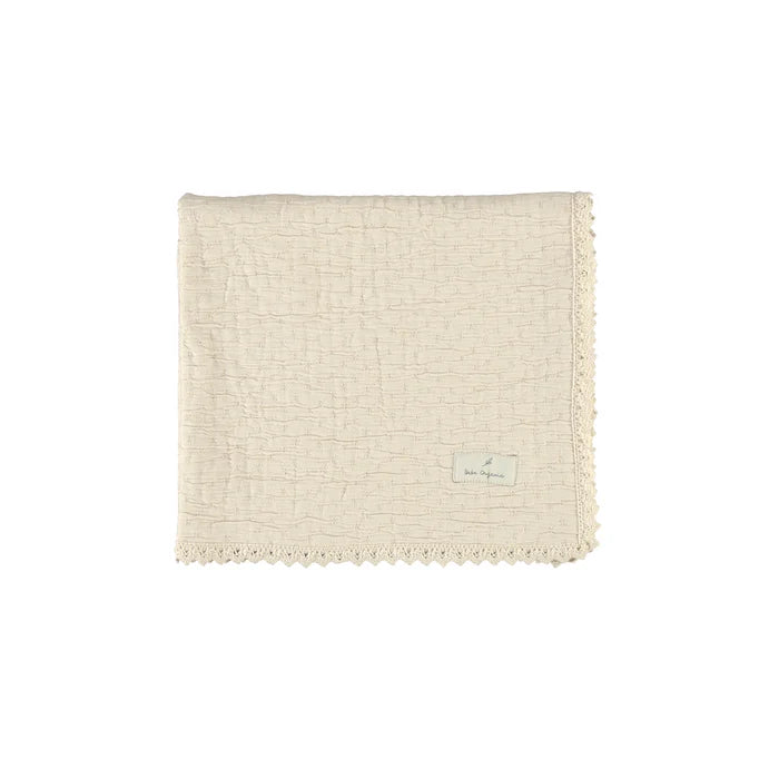 Bebe Organic Lumi Chenille Blanket - Natural