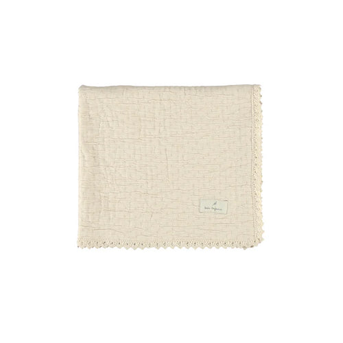 Bebe Organic Lumi Chenille Blanket - Natural