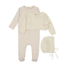 Load image into Gallery viewer, Mema Knits Embroidered Edge Knit Four Piece Set  - Ivory