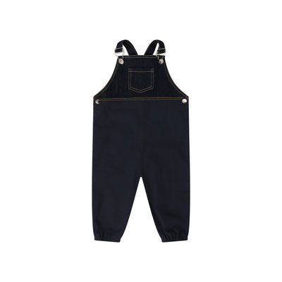 Bopop Dark Denim Collection Overalls Navy Bottom