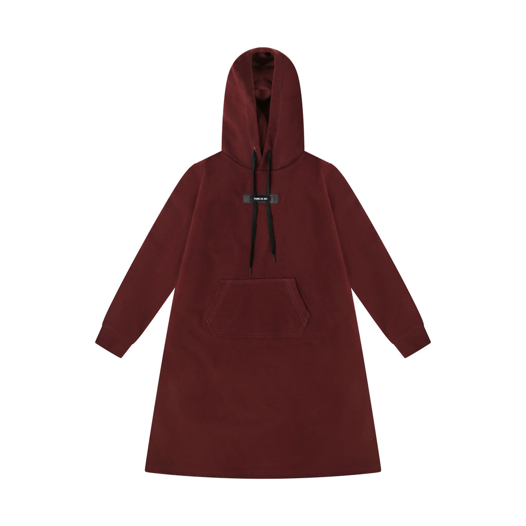 Bopop Burgundy Collection Dress (Burgundy with Pocket Detail)