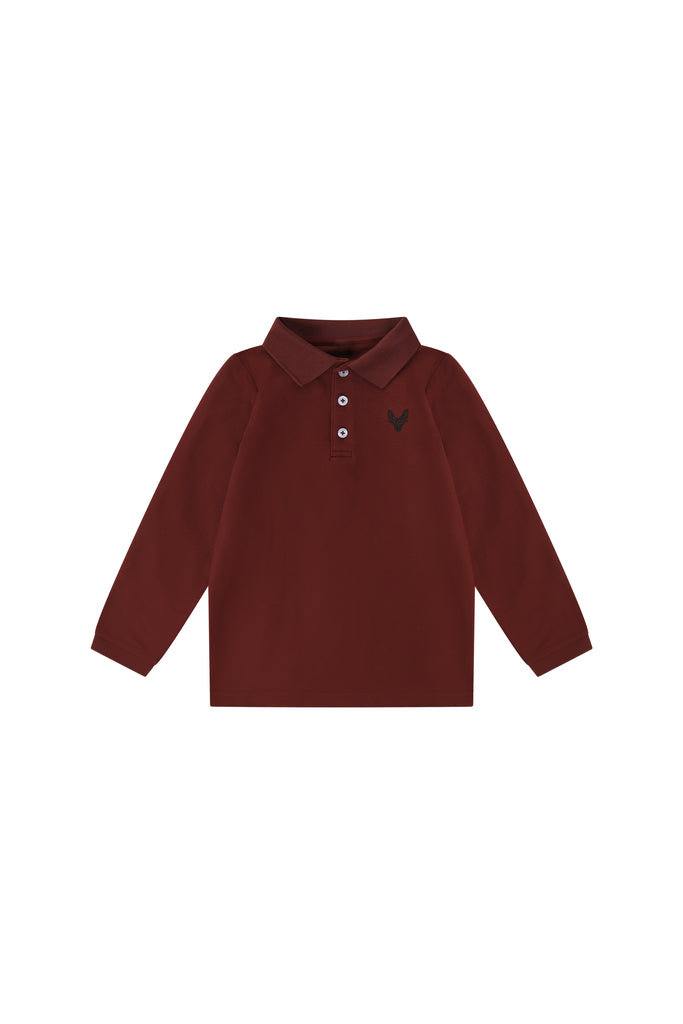 Bopop Burgundy Collection Emblem Polo
