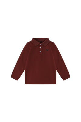 Bopop Burgundy Collection Emblem Polo