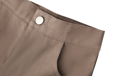 Bopop Herringbone Collection Taupe Skirt