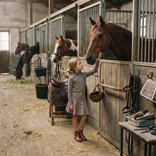 Load image into Gallery viewer, Bopop Herringbone Collection Taupe Skirt