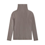 Bopop Herringbone Collection Mock Neck - Herringbone