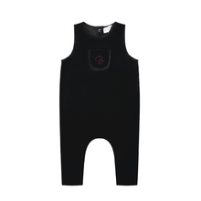 Load image into Gallery viewer, Bopop Raspberry B Embroidered Overalls
